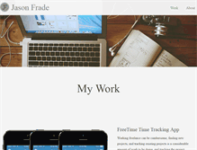 Tablet Screenshot of jasonfrade.com